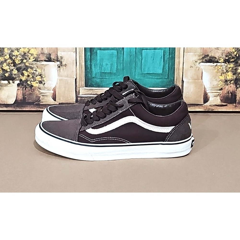 VANS Old Skool Women's Skate Shoes Chocolate Torte/True White M9 W10.5